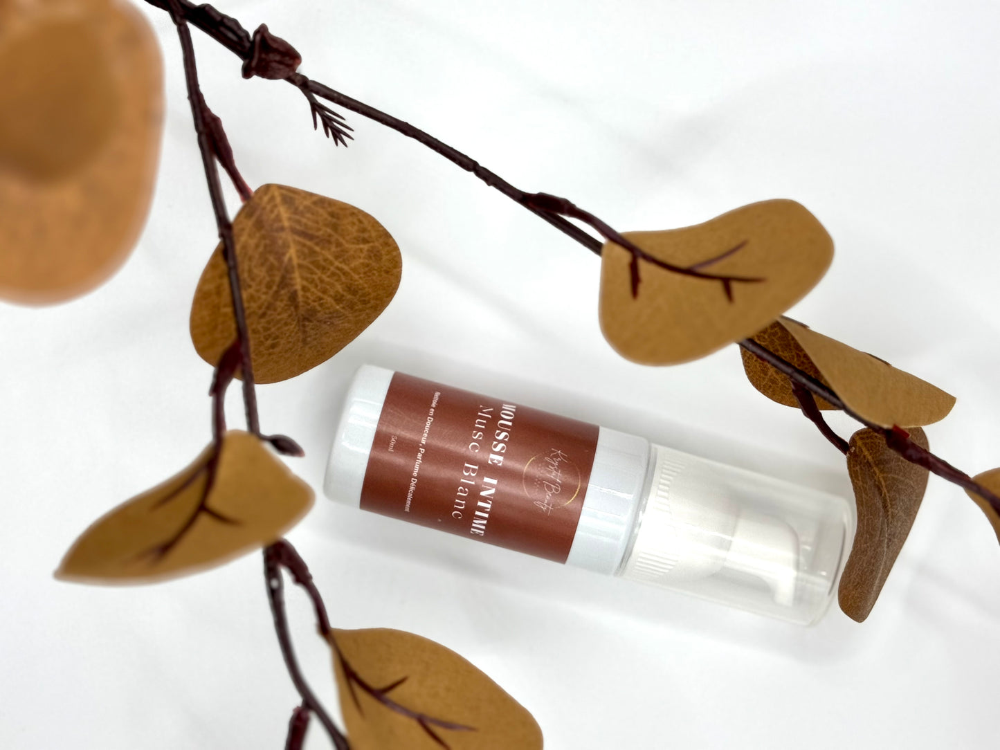 Mousse intime au musc blanc